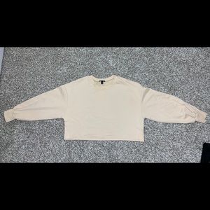 Tan Cropped Sweater